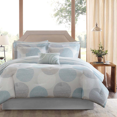 Madison Park Essentials Covina Comforter SetJCPenney, Color Aqua