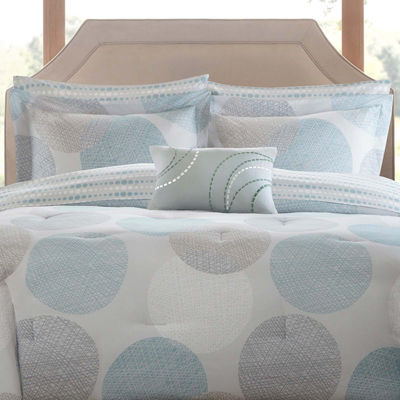 Madison Park Essentials Knowles Comforter Set with Cotton Sheets