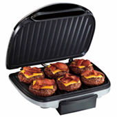 PowerXL Smokeless Indoor Grill With Hinged Glass Lid PXLSG, Color: Black -  JCPenney