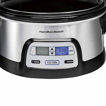 Hamilton Beach Programmable Stay or Go 6 qt. Slow Cooker - Stainless