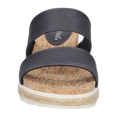 Easy Street Womens Maryann Wedge Sandals