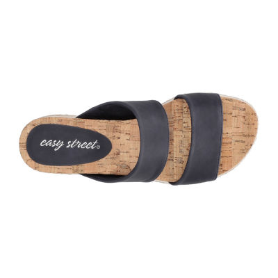 Easy Street Womens Maryann Wedge Sandals