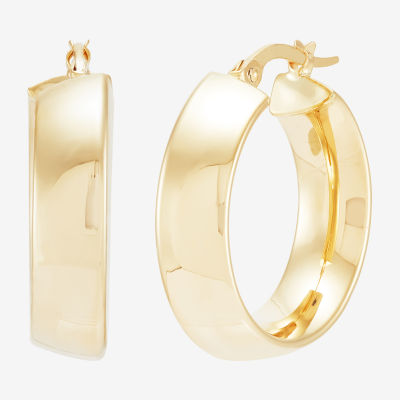 Made in Italy 14K Gold 15mm Hoop Earrings JCPenney