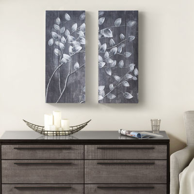 Madison Park Mandal Panel Wood 3-pc. Wall Art Sets, Color: Gray - JCPenney