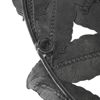 Madison Park Rosalie Textured Feather Metal Disc 3-pc. Wall Art Set