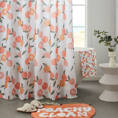 Forever 21 Peach Shower Curtain