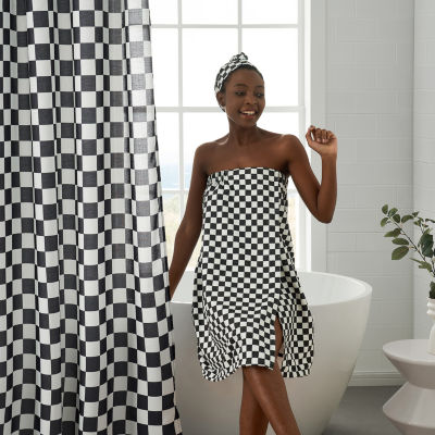 Forever 21 Black Checkboard Bath Wrap