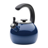 Mr Coffee Claredale Stainless Steel Whistling Tea Kettle,  2.2-Quart.Metallic Red