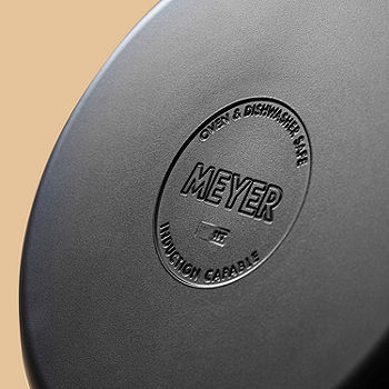 Meyer Accent Series Stainless Steel Sauté Pan, 4.5-Quart, Matte Black 