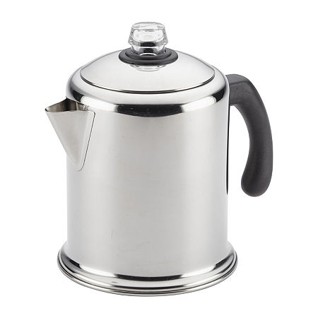 Farberware Stovetop 12-Cup Percolator, One Size, Silver