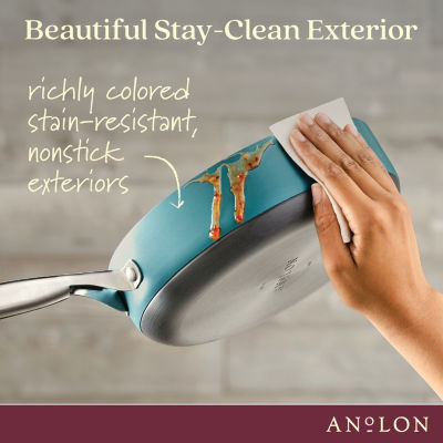 Anolon Achieve Hard Anodized 3-qt. Saute Pan with Lid