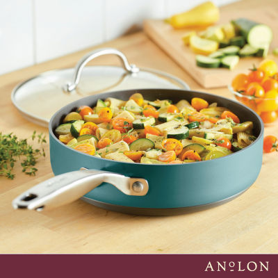 Anolon Achieve Hard Anodized 3-qt. Saute Pan with Lid