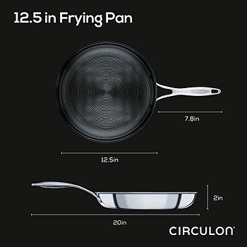 Circulon SteelShield C-Series 2pc Clad Tri-Ply Nonstick Frying Pan Set