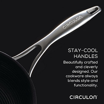 Circulon SteelShield C-Series 5-Qt. Tri-Ply Clad Nonstick Saute Pan with Lid
