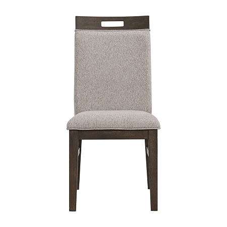 Delaney 2-pc. Upholstered Dining Side Chair, One Size, Brown