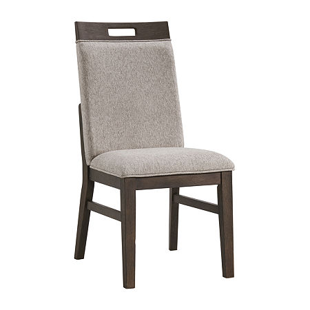 Delaney 2-pc. Upholstered Dining Side Chair, One Size, Brown