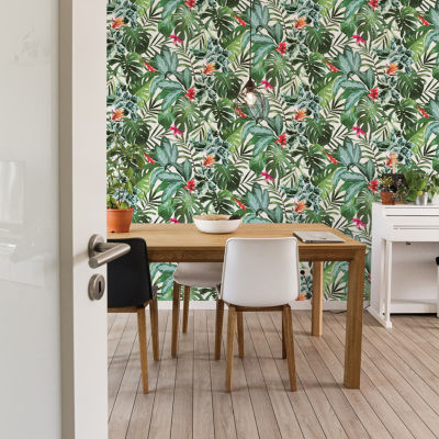 Tempaper Rainforest Peel & Stick Wallpaper