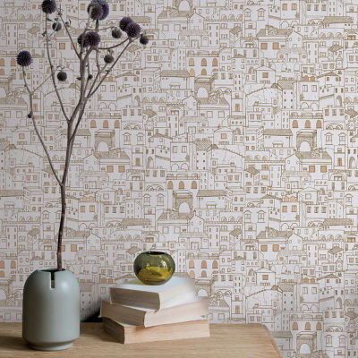 Tempaper Amalfi Peel & Stick Wallpaper AM10670, Color Gold JCPenney