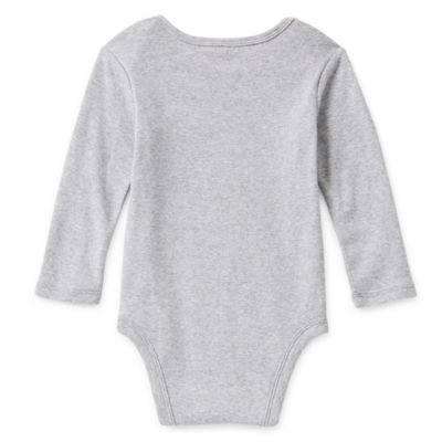 Okie Dokie Baby Unisex Crew Neck Long Sleeve Bodysuit