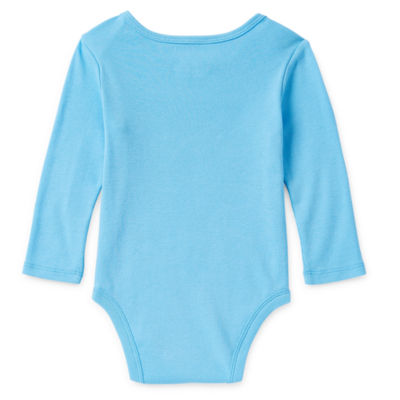 Okie Dokie Baby Boys Crew Neck Long Sleeve Bodysuit