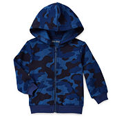 Disney Collection Little & Big Girls Stitch Fleece Zipper Hoodie, Color:  Blue - JCPenney