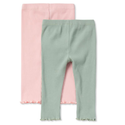 Guess Baby Girls Zip Up Top and Jersey Leggings, 2 Piece Set