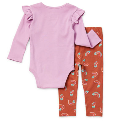 Okie Dokie Baby Girls 2-pc. Pant Set