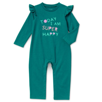 Okie Dokie Baby Girls Long Sleeve Jumpsuit