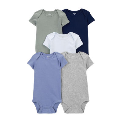 Carter's Baby Boys 5-pc. Crew Neck Short Sleeve Bodysuit