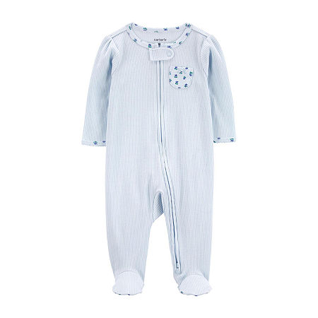 Carter's Baby Girls Sleep and Play, Newborn, Blue