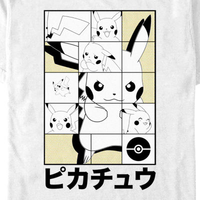 Mens Short Sleeve Pokemon Graphic T-Shirt, Color: White - JCPenney