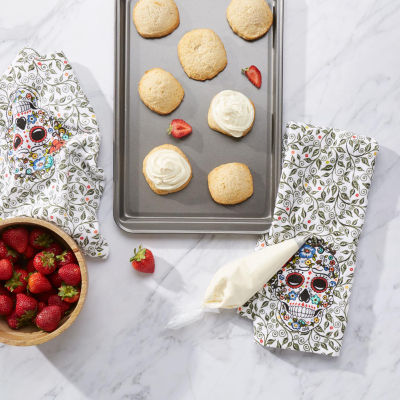 Fiesta Skull and Vine 2-pc. Kitchen Towel Set