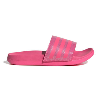 adidas Little & Big  Girls Adilette Comfort Slide Sandals