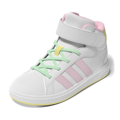 adidas Grand Court Mid Little Girls Sneakers