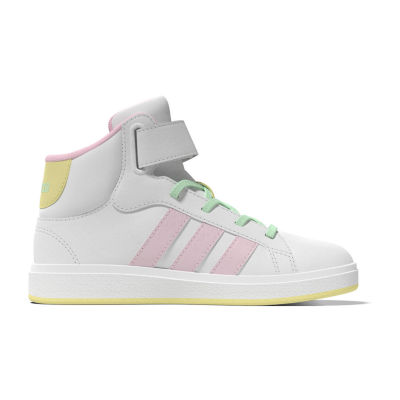 adidas Girls Grand Court Mid Sneakers