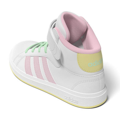 adidas Grand Court Mid Little Girls Sneakers