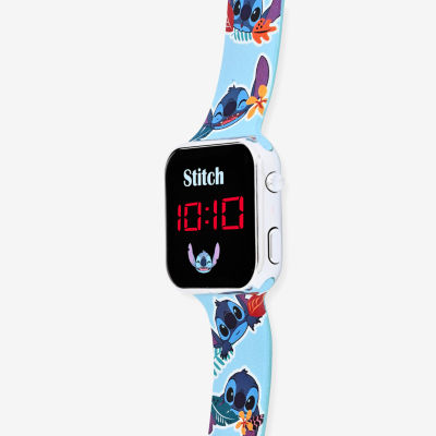 Disney Collection Lilo & Stitch Girls Blue Strap Watch Las4039jc