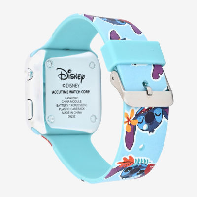 Disney Collection Lilo & Stitch Girls Blue Strap Watch Las4039jc