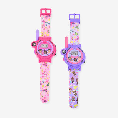 Disney Collection Girls Multi-Function Multicolor Strap Watch Enc40024jc