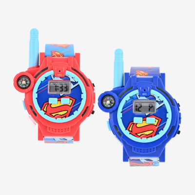 Superman Boys Multi-Function Blue Strap Watch Sup40043jc