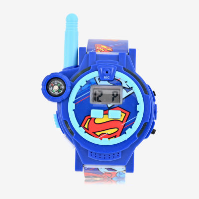 Superman Boys Multi-Function Blue Strap Watch Sup40043jc