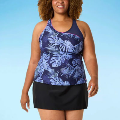ZeroXposur Tankini Swimsuit Top Plus, Color Carnation JCPenney