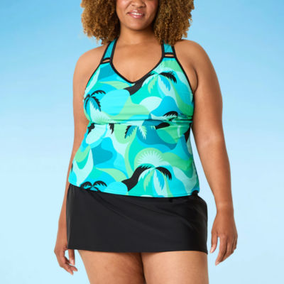 plus size zeroxposur tankini top