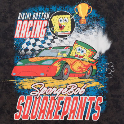 Little & Big Boys Crew Neck Short Sleeve Spongebob Graphic T-Shirt