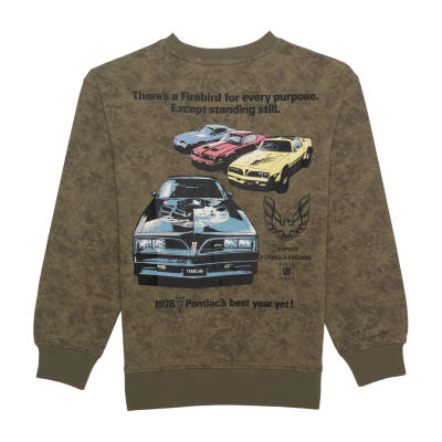 Firebird Little & Big Kid Boys Crew Neck Long Sleeve Sweatshirt