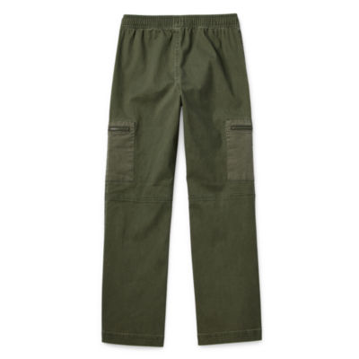 Thereabouts Little & Big Boys Pull-On Straight Cargo Pant