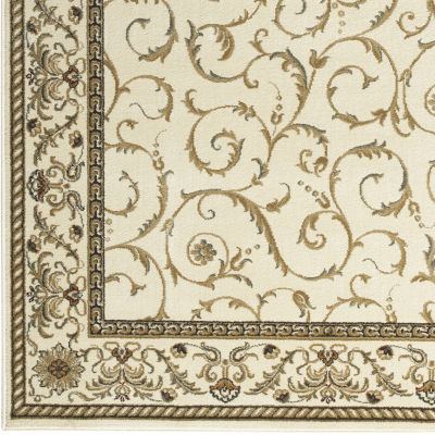 Como Scroll Traditional Oriental Indoor Rectangular Area Rug