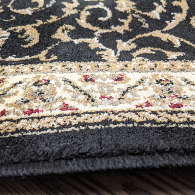 Como Scroll Traditional Oriental Indoor Rectangular Area Rug