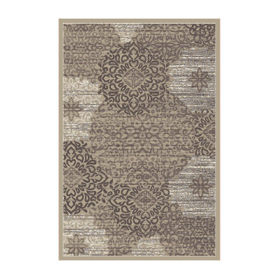 Pisa Modern Geometric Contemporary 7X10 Indoor Rectangular Area Rug