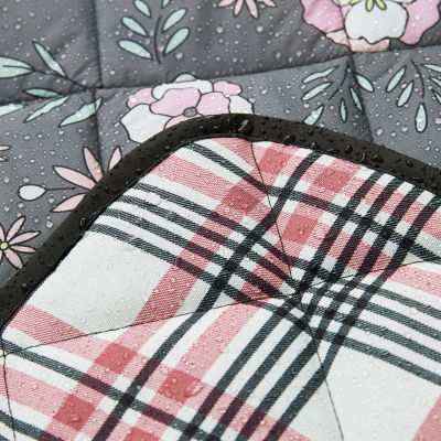 Forever 21 Floral Reversible Outdoor Picnic Blanket